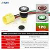 FILN 19mm Waterproof Metal Button Switch, 12V, LED Dual Color, Removable Symbol, Self-locking/Momentary