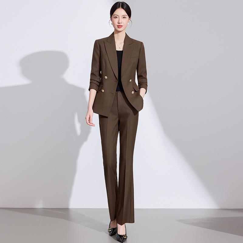 Women's High-End Professional Suit Set for Broadcasters and Formal Occasions