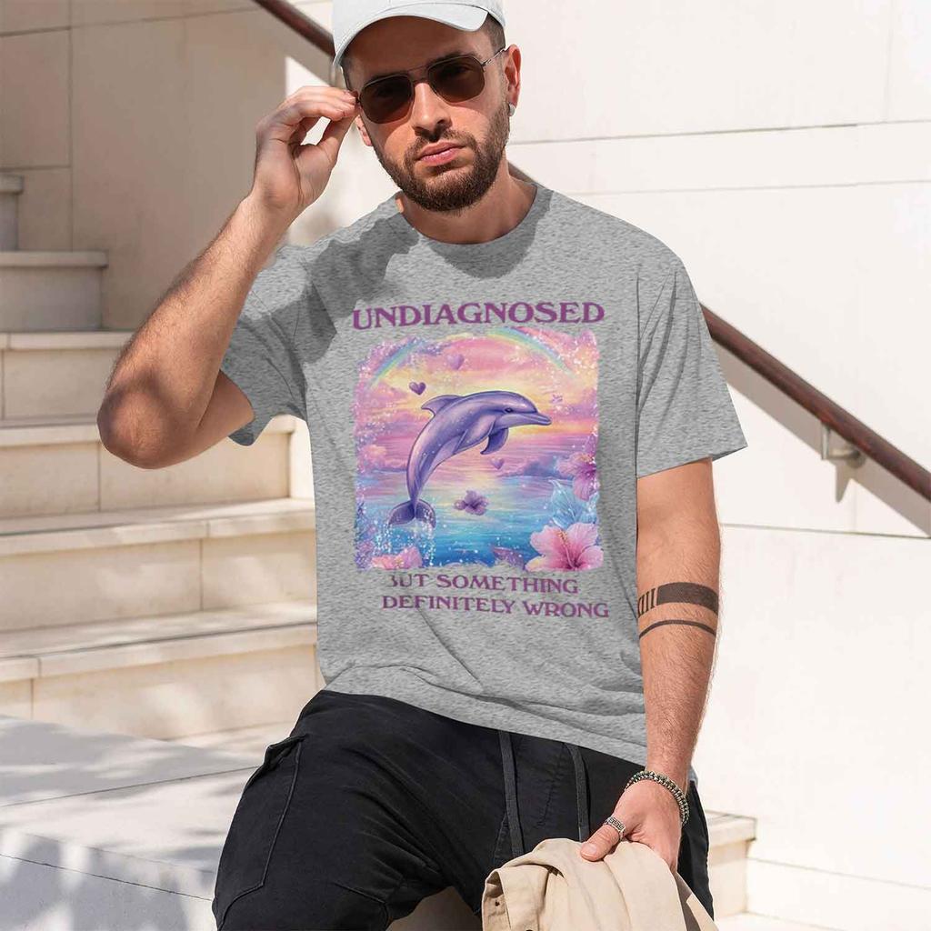 Undiagnosed But Something Is Wrong Tshirts Unisex Casual Short Sve Tshirt Harajuku Grh T Shirts Streetwear Tees 2026 New Model Sho