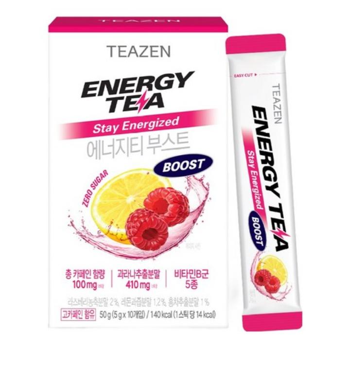 Teazen Energy Tea Boost Stick 5g × 10pcs