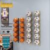 Wall-Mounted Basketball Storage Rack