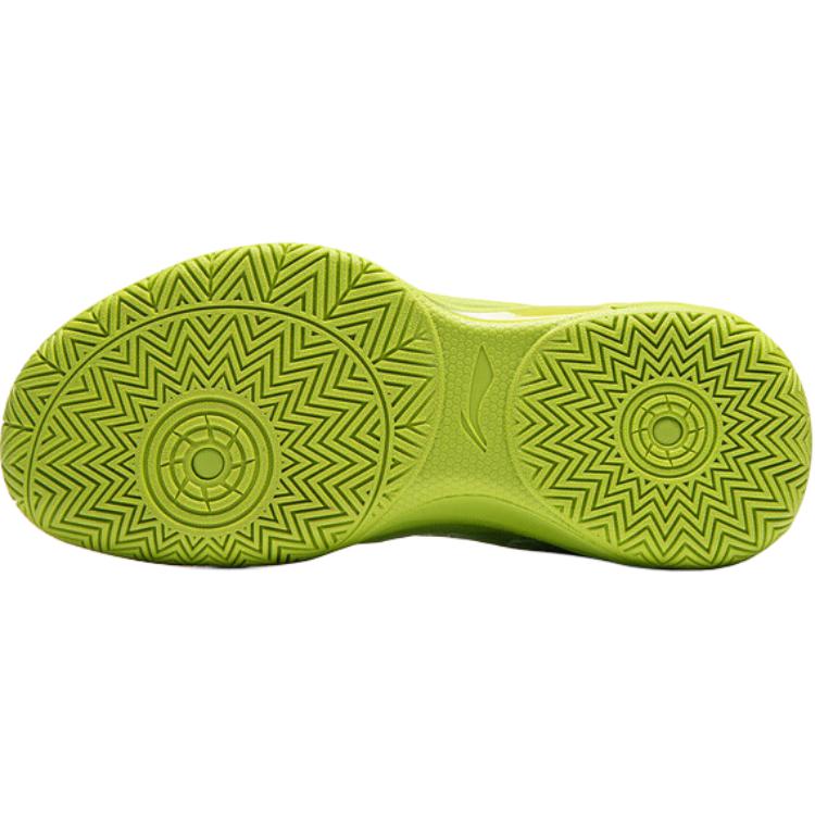 Li Ning Dětské Wind Shadow 2.0 Pohodlné Výkonnostní Basketbalové Boty Dětské basketbalové boty Kiwi-Žlutá Limetkově-Zelená YKBU072-25