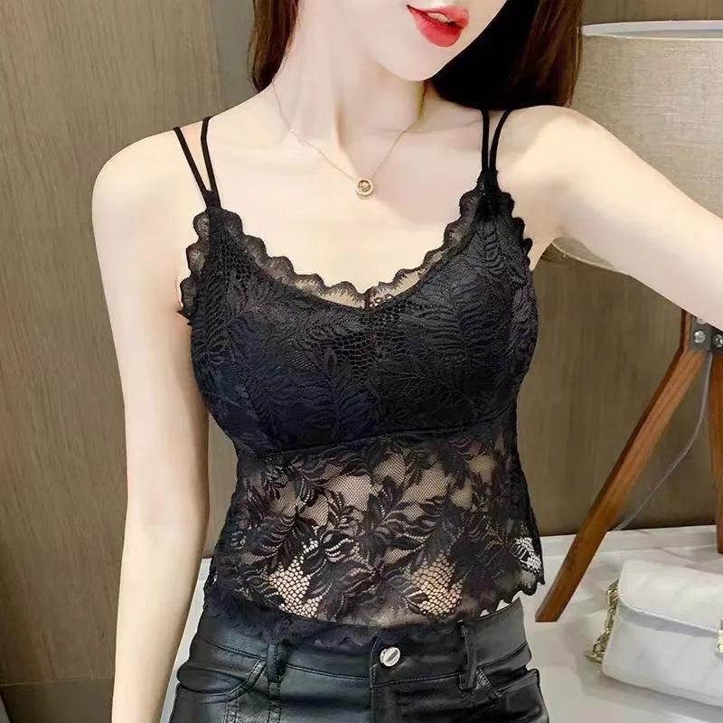 Sexy Bra Women's Lace Bralette Floral Lingerie Wireless Padded Seamless Bras