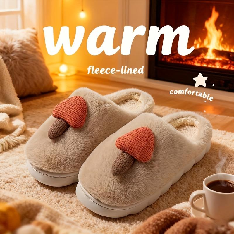 Winter Must-Have Women's Mushroom Design Home Slippers