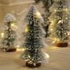 Mini julgran Skrivbordsdekoration Cederbarrsträd Jul Nytt Hemma Fest Festival Dekor Jul DIY-prydnader Jul