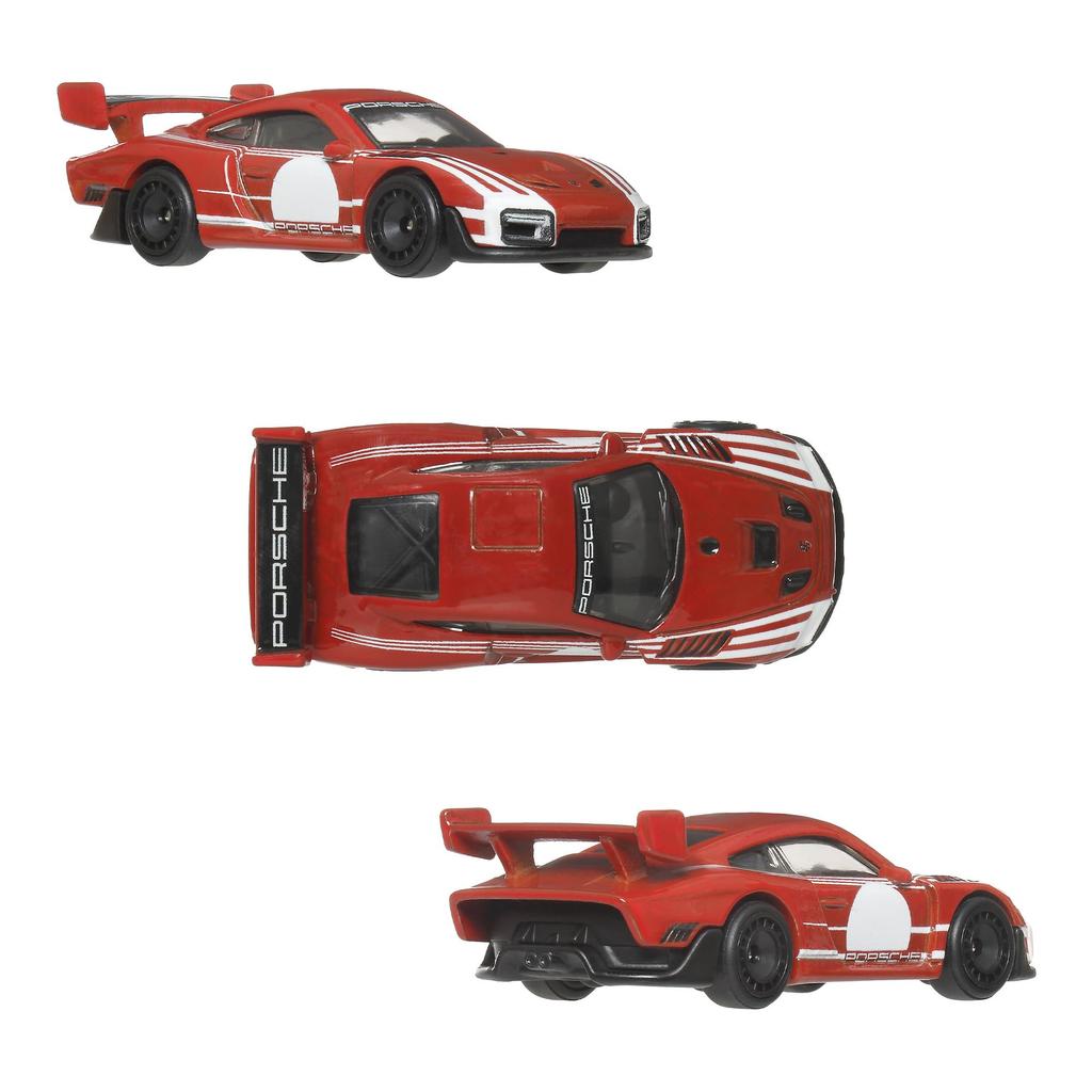 Hot Wheels Premium Porsche 935 2018 Porsche 935 Vehicle Model for Ages 3 and JHW51 2-Pack / Car, Red, Up,