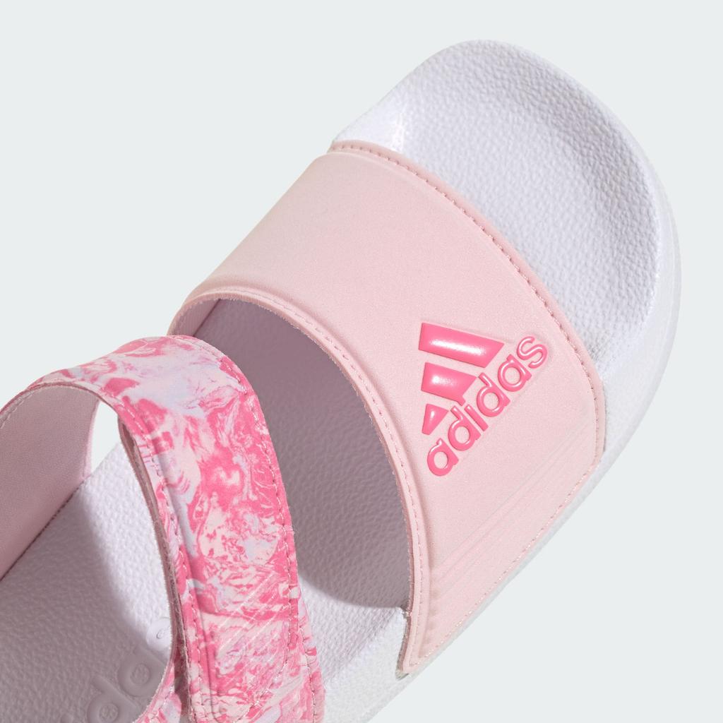 adidas Adilette Sandals Clear Pink Pink Fusion Cloud White (GS) Kids Sneakers ID2624
