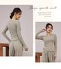 Women's Quick-Dry Long Sleeve Fitness & Yoga Set: Running, Pilates, Body Shaping Top for Spring & Autumn