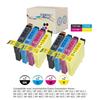 Compatible Ink Cartridge - K2PRINT - Epson XP-205 - Pack of 8 - Multi-color - ISO 9001/14001