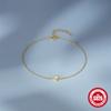 Fashion S925 Sterling Silver Simple Classic Daily Wear Bead Pearl Women Bracelet