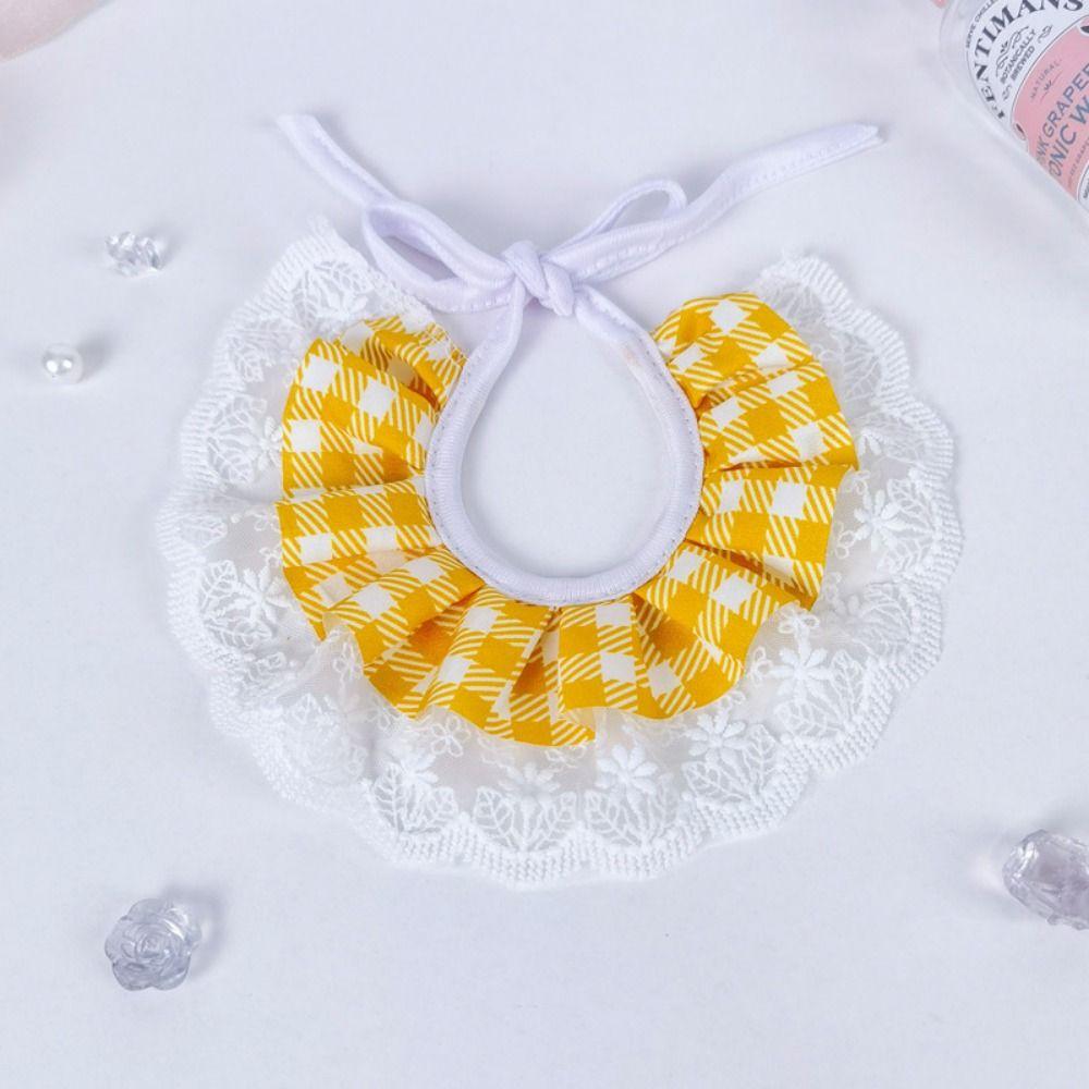 Creative Goose Hat Scarf Handcrafted Puppy Straw Hat Pastoral Style Pet Lace Collar  Duck Costume