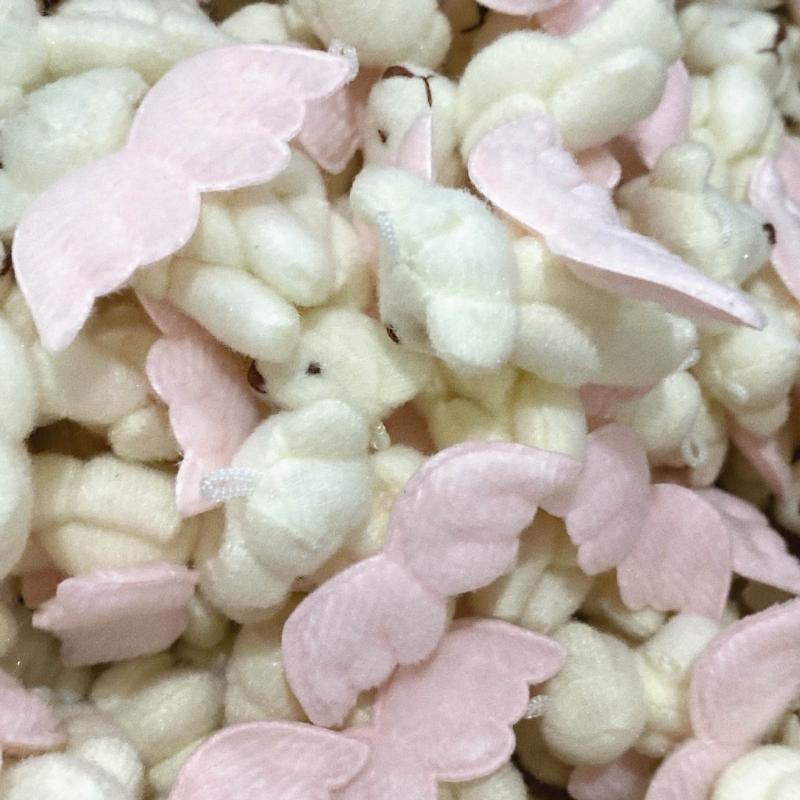 Cute Angel Bear Keychain Hanging Ornament Backpack Handbag Charm for Girls Wome