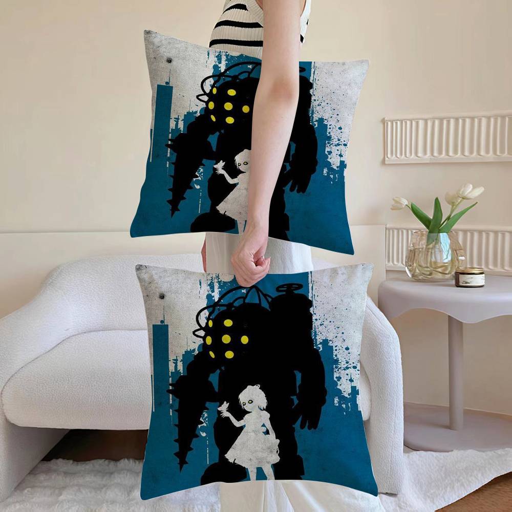 

J-Jackie Chan Adventures Pillow Case Anti-dustmite Pillowcase Invisible zipper silky Sofa cushion cover 12x12Inch