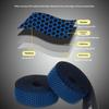 2 Rolls Bike Handlebar Tape Honeycomb Texture Non Slip Breathable Shock Absorbing For Road Mountain Cycling Rides