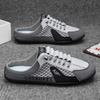 2025 Summer New Half Carrier Men's Shoes Soft Sole Casual Comfortable Sneakers Men's Slip-on Beanie Shoes Sneakers for Men