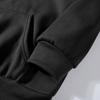 Black Four-Leaf Clover Zipper Hoodie - Custom Teen Sweatshirt