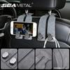 Car Seat Back Hook Luxury Suede Headrest Hanging Hook 15KG Load-Bearing Universal Backseat Storage Hook for Purse Bag