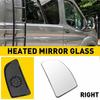 Mirror Glass Passenger Power Right Side For 2015-22 Ford Transit-350 Replacement