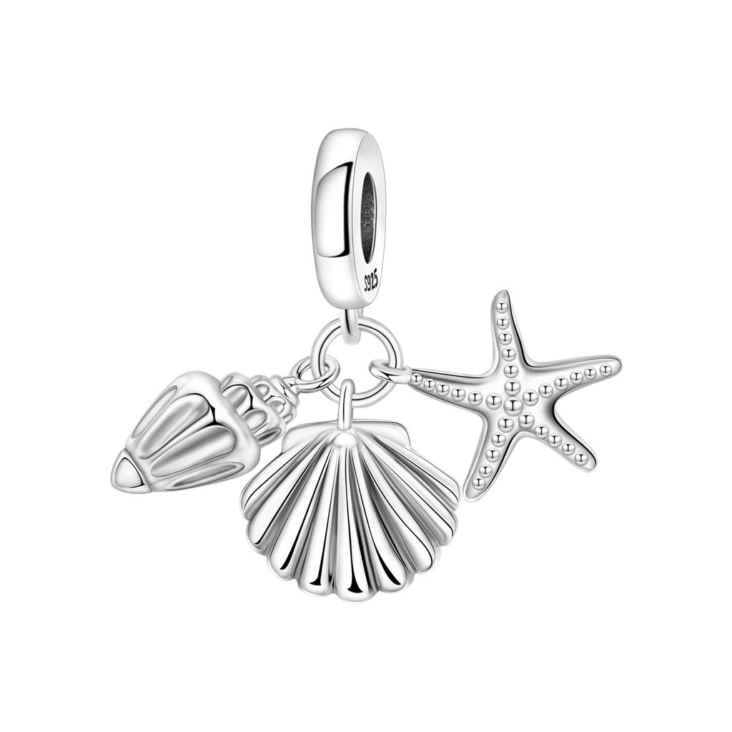 Copper Blue Fish Lucky Symbol Beads Original Pendants Bracelet Charm Jewelry Party Diy Trendy Gifts