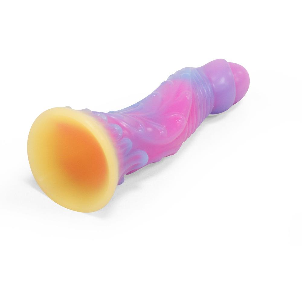 New Animal Dildo Shaped Simulation Silkworm Pupae Female Dildo Masturbator Silicone Anal Plug Adult Product