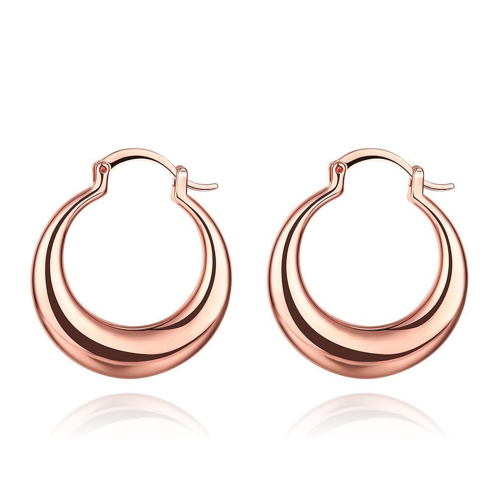 

Crescent Shaped Earrings For Female Coppery Gold Color Rose Gold Color Women S Wedding Engagement Jewelry For Bridal
