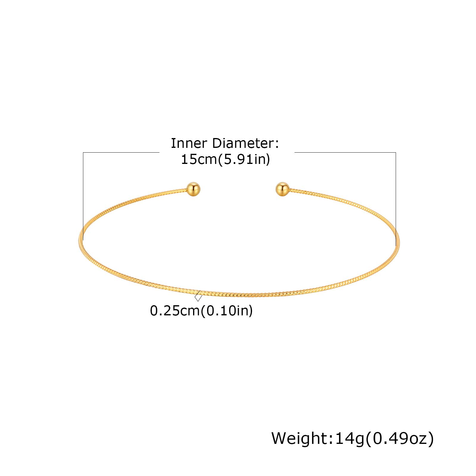

Stainless Steel Adjustable Open Choker Collar Necklace for Women Gold Color Open Neck Cuff Torques Minimalist Party Jewelry Gift
