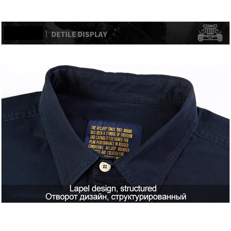 Herren Langarmhemd Frühling Locker Lässig Herren Baumwolle Militärhemd Armeegrün Hemden Herren