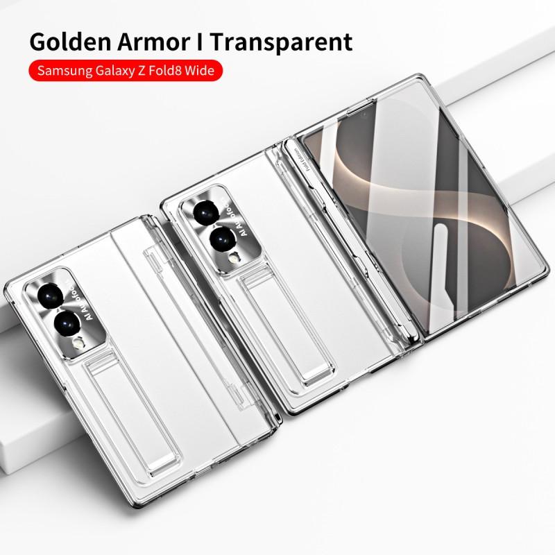 Galaxy Z Fold 8 Ultra Case With Smooth Hinge Design Electroplated Pen Slot Shockproof PC Cover Daily Use