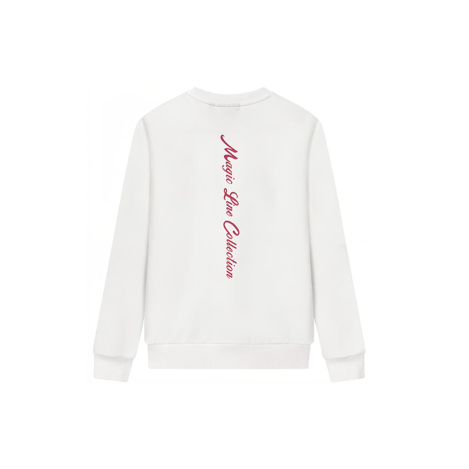 

New FILA Sweatshirt Women s Standard White F11W138206F-WT M