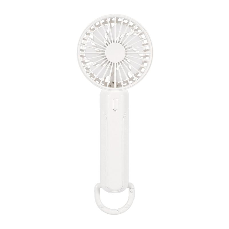 Portability Mini Fan Handheld Fan 3 Speed With LED Light Rechargeable Cooling
