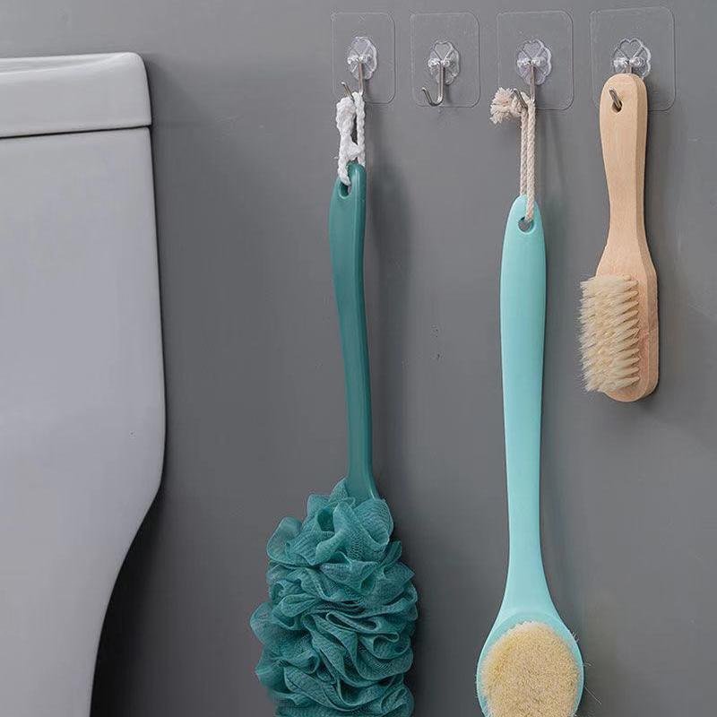 1-20PCS Transparent Adhesive Hook Without Perforated Hook