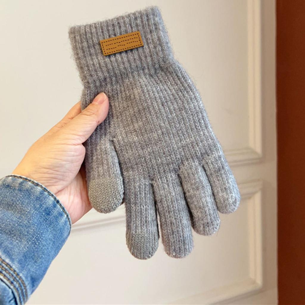 Maillard Colored Fashionable Gloves, Winter Warm Gloves, Unisex Cycling Gloves