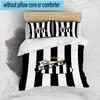 3pcs Fc Crest Design Printed Bedding Set Duvet Cover Closure Includes 1 Duvet Cover & 2 Pillowcases Bedding Sets Home Decor Gifts