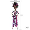 Multi-articulated Black Skinned African Doll