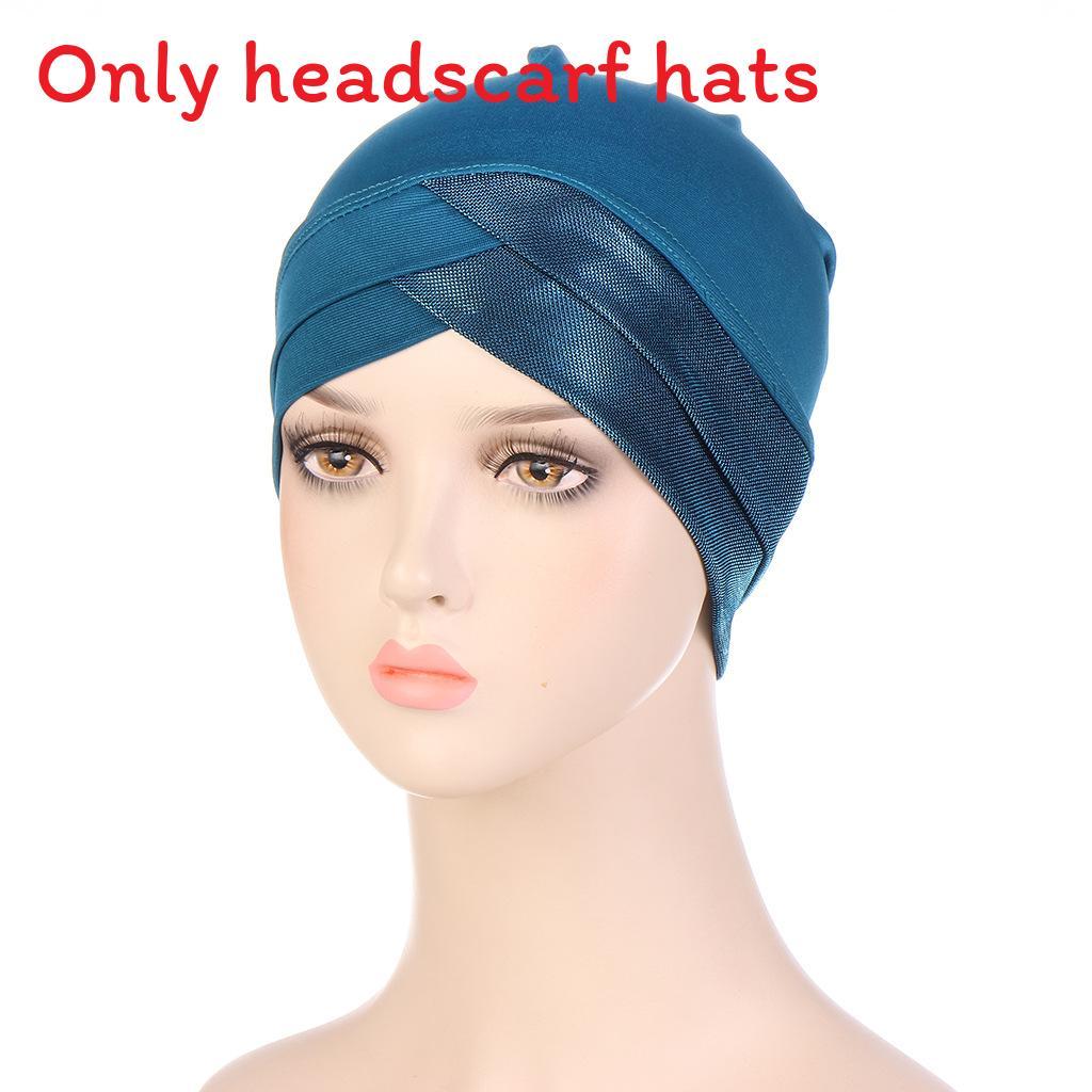 Knitted Turban Cap With Cross Front Style For Women Summer Winter Fashion