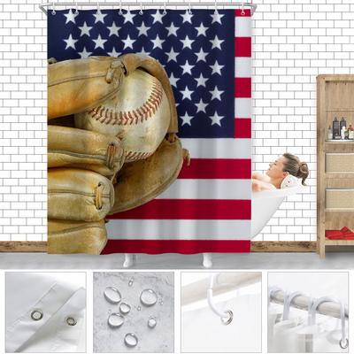 Shower Curtains Baseball Glove Prices And Delivery Of Goods From