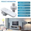 Wireless Remote Control E27 Light Socket Lamp Holder For LED Bulbs Lamp Socket Wireless Light Switch Kit AC85-265V 10m Range E27