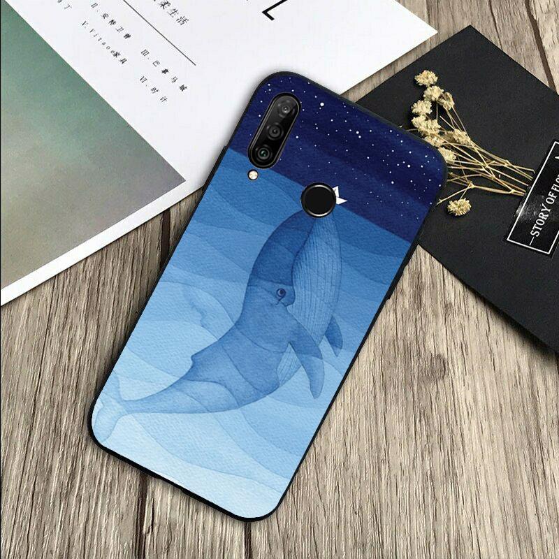 Ocean Waves Sailboat For Huawei Nova 8i 11i 12i 12s 9 10 SE Y60 Y70 Y90 Y72 Y73 Y61 Y91 P60 Pro P30 P40 Lite Case