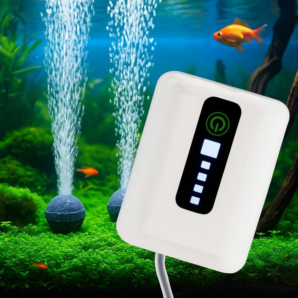 Waterproof Aquarium Oxygen Pump Ultra Silent Oxygen Generator  Aquarium Fish Tank
