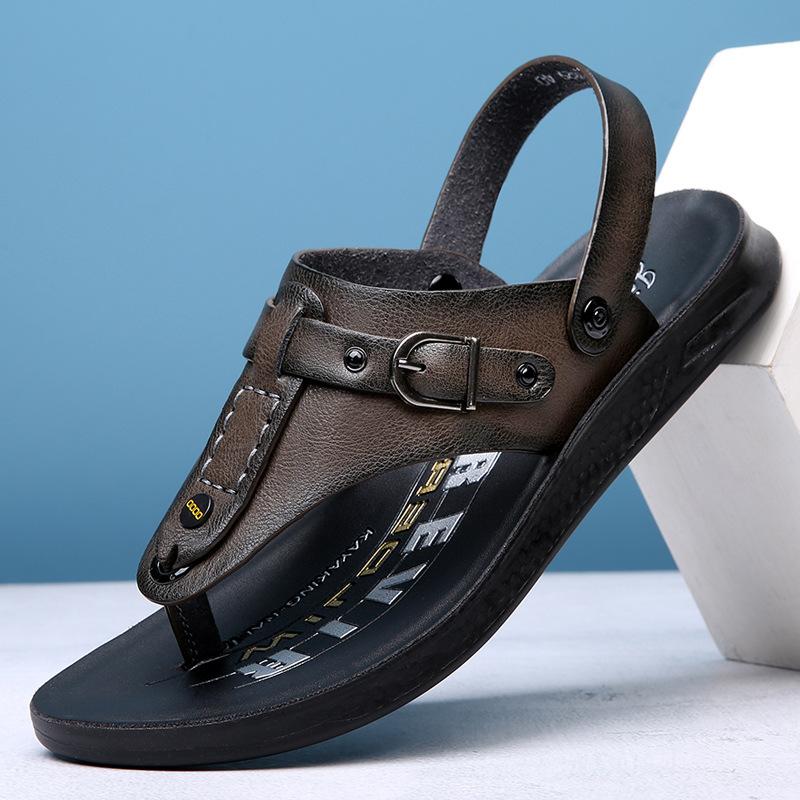 Модные повседневные шлепанцы для мужчин — фото 3