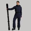 Traje de Esqui Profissional Impermeável para Mulheres com Dupla Camada - Conjunto Outdoor Espesso e Quente de Cor Sólida
