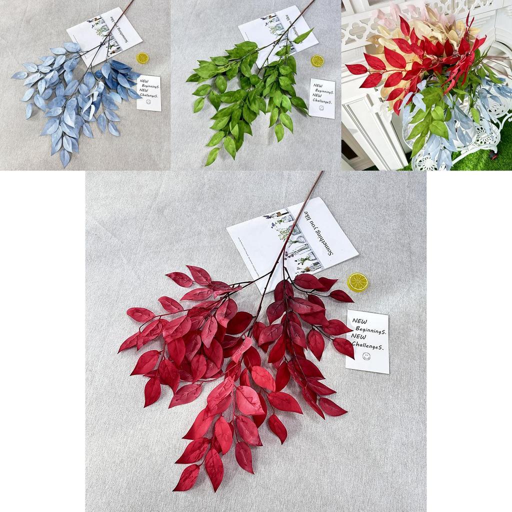 Lifelike Silk Millennium Leaf Artificial Plant For Hotel Wedding Decor Photo Props