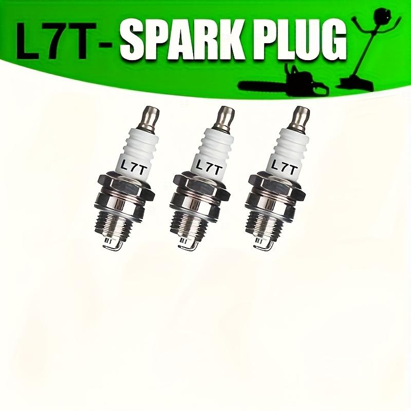 3pcs/Pack L7T Spark Plug 2-Stroke Engine Ignition Plug For Brush Cutter Chainsaw Trimmer Grass Cutter