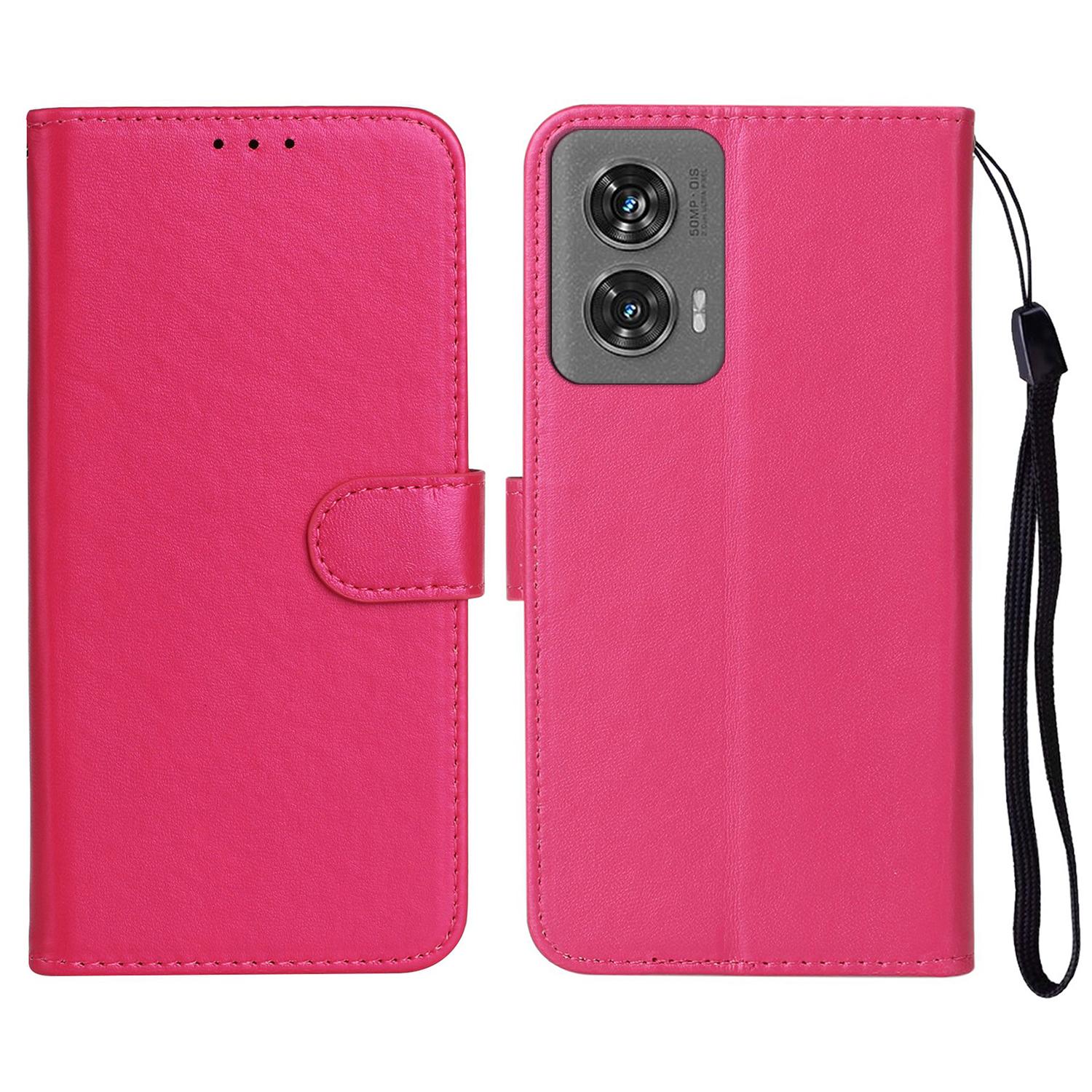 

For Motorola Edge 50 Fusion 5G Case PU Leather Flip Phone Cover Wallet Card Slot Holder D