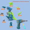 Set di Giocattoli da Assemblare con Dinosauri e Scatola Portaoggetti, Trapano Elettrico Avvitatore, Kit di Costruzione Educativo STEM Fai-da-te per Bambini e Bambine dai 3 agli 8 Anni