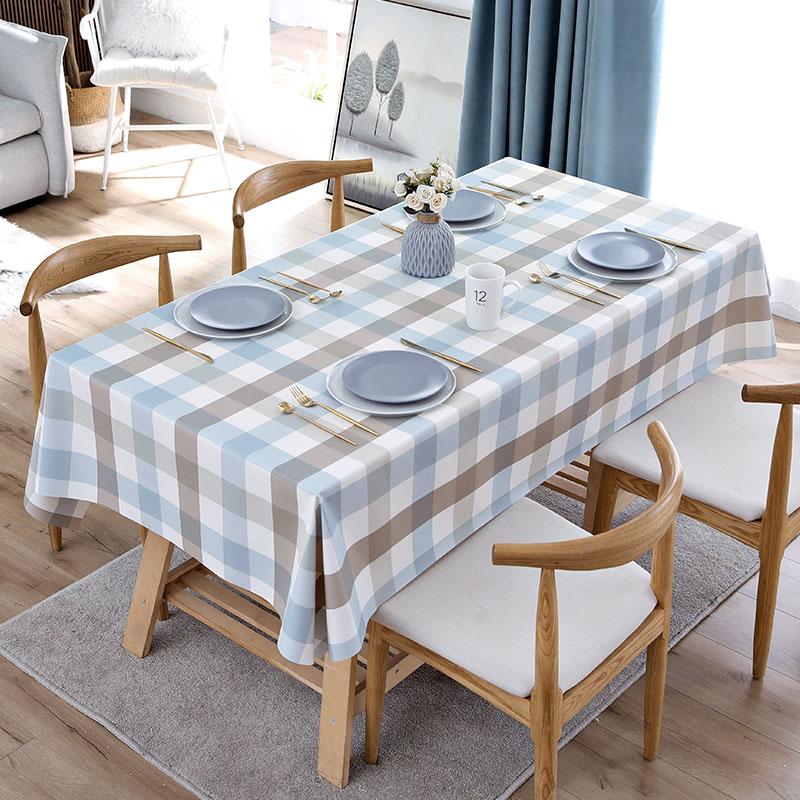 Rectangular Plastic Tablecloth Pvc Waterproof Antifouling Cover Outdoor Dining Table Cloth