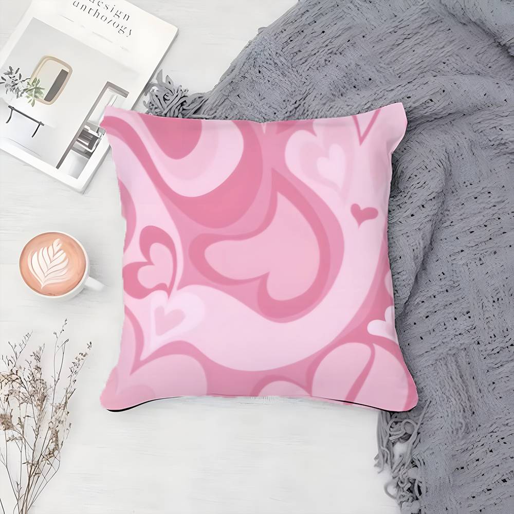 Beautiful Classic Style Love Pattern Pillow Case Printing Pillowcase Living Room Sofa Cushion Cover Bedroom Room Decor