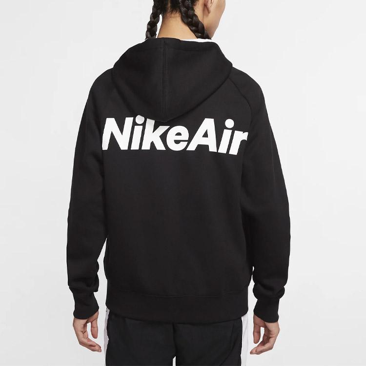 Nike Sweatshirts Men's Black Hooded Moderate Cardigan CJ4820-011