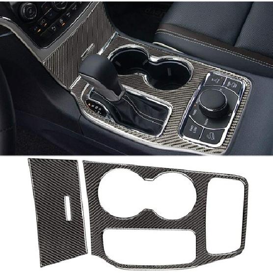Center Console Gear Shift Panel Decor Cover Trim for Jeep Grand Cherokee 2016-21