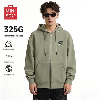 Men's Casual Hooded Cardigan Sweatshirt